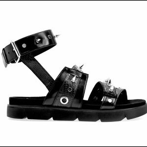 DISTURBIA never been worn goth sandals